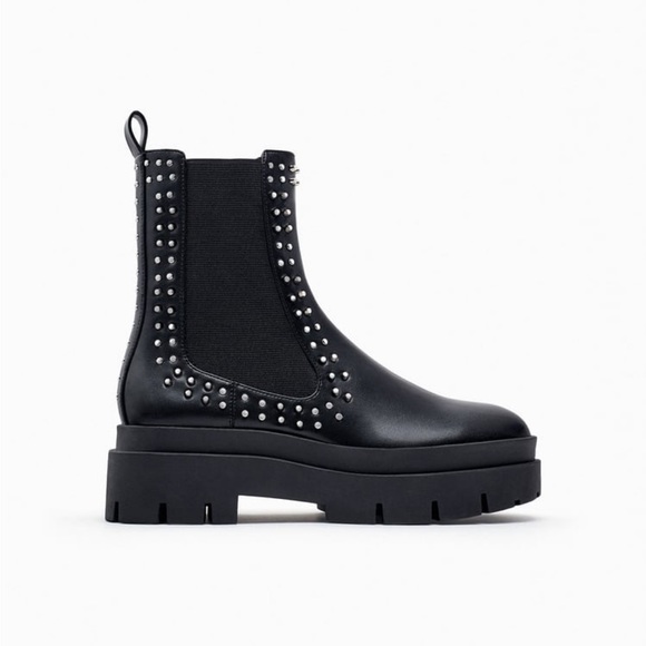 Zara Shoes - New Zara | Chelsea Studded Boots